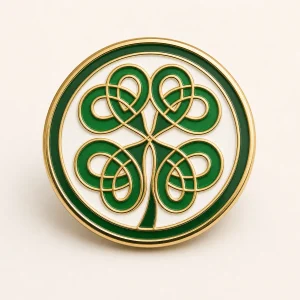 CB Supporter Pin – White Minimal Crest