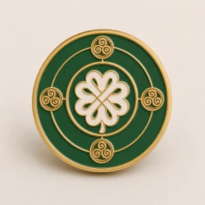 CB Supporter Pin – Four Crest Emerald
