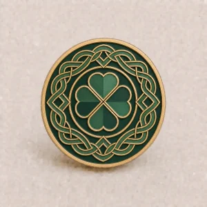 CB Supporter Pin – Deep Green Tonal Crest