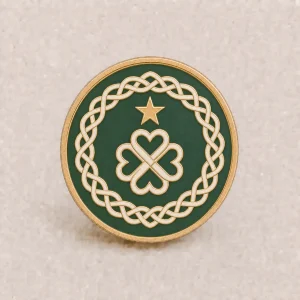 CB Supporter Pin – Star and Knot Crest