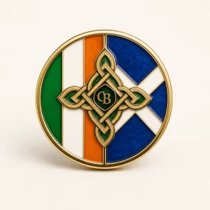 CB Ireland Scotland Unity Enamel Pin
